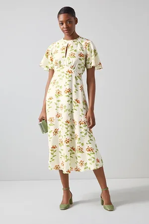 LK Bennett Pascal Midi Dress Multicolor