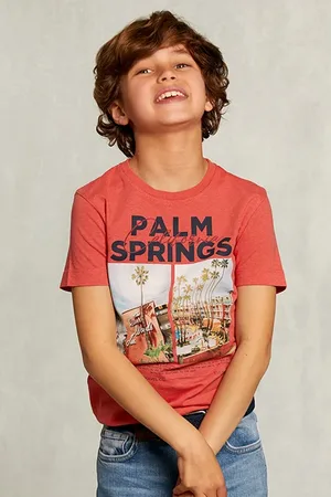 River Woods Normal Fit Basic T-shirt Mix Dk Cosmopolitan Pink