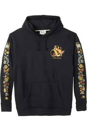Scotch&Soda Relaxed Fit Fleece Graphic Hoodie Black