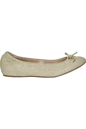 LK Bennett Ossie Ballerina Shoes Gold