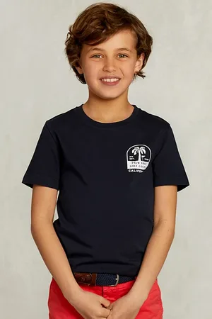 River Woods Normal Fit Basic T-shirt Navy Blue