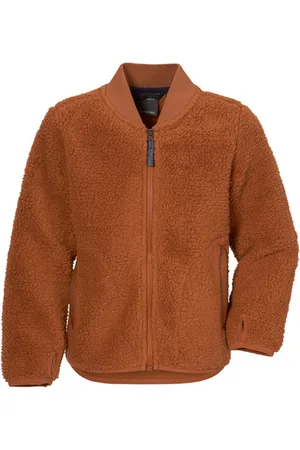 Didriksons Ohlin Kids Fullzip 4 Bisquit Brown