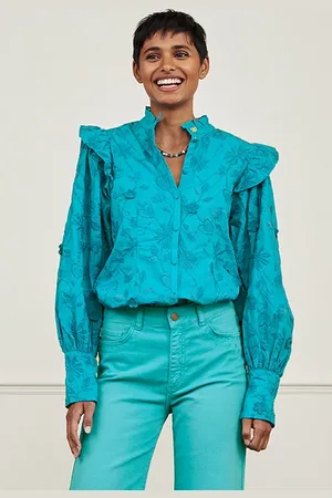 Fabienne Chapot Philli Blouse Tyrol Turquoise