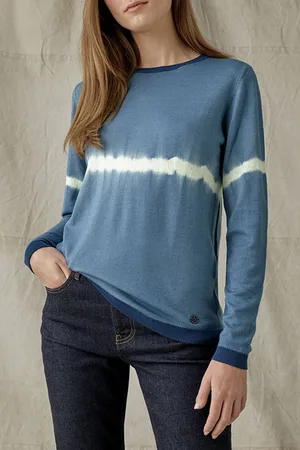 Belstaff Angela Crew Neck Airforce Blue
