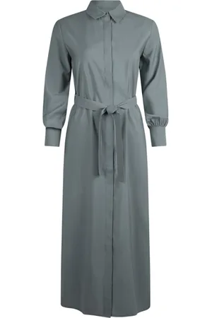 ANOTHER LABEL Anne Mei Dress L/s Stormy Blue
