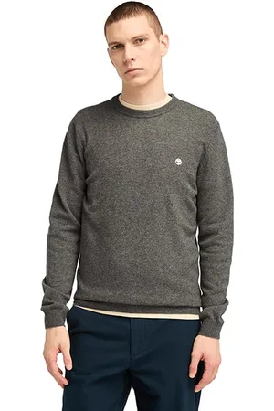 Timberland Cohas Brook Merino Crew Sweater Dark Grey Heather