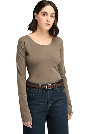 Timberland Long-sleeve Slim Fit Tee Chocolate Chip