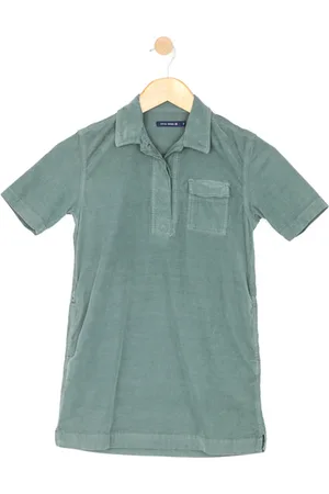 River Woods Velours Dress Green