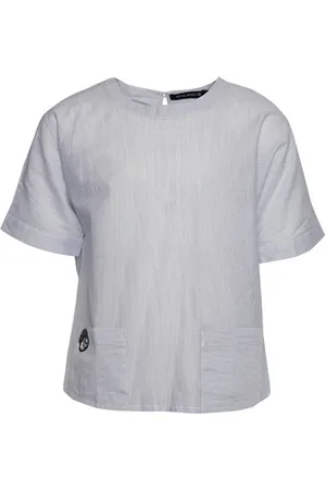 River Woods Wide Shirt W/ Pockets And Deco Blue
