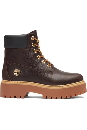 Timberland Stone Street 6 Inch Lace Up Waterproof Boot Dk Brown Full Gr