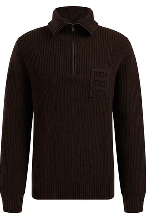 WE Fashion Pullover Dark Brown