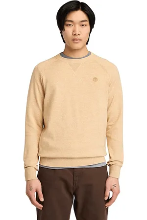 Timberland Phillips Brook Raglan Sleeve Crew Neck Sweater Light Wheatbo