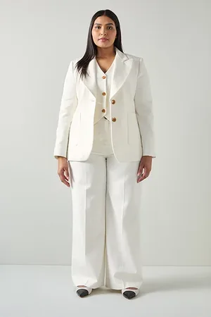 LK Bennett Avery Blazer Blazer Ecru