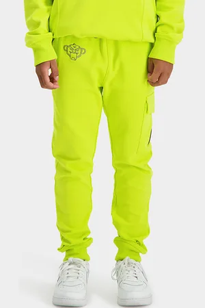 Black Bananas Jr Anorak Arcade Sweatpants Lime/grey