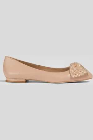 LK Bennett Christa Sparkle Ballerina Shoes Trench