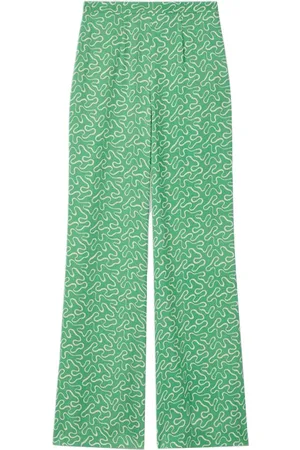 LK Bennett Esme Peony Straight Jeans Green