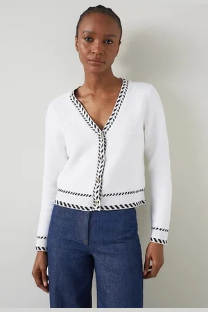 LK Bennett River Boxy Cardigan Black