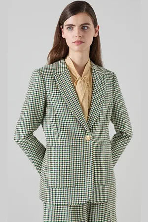LK Bennett Daphne Blazer Blazer Green/cream