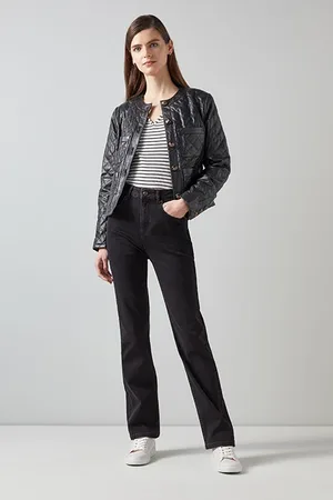 LK Bennett Alice Denim Straight Jeans Black