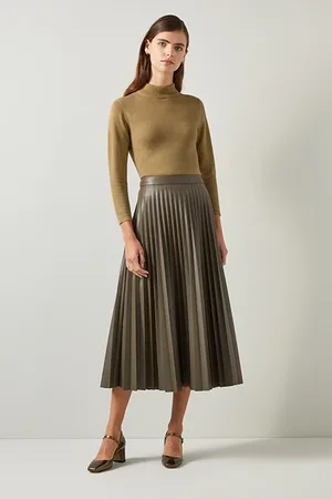 LK Bennett Sadie Metallic Knitted Sweater Gold