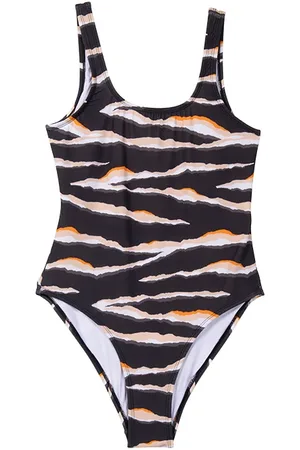 French Connection Zebra Print Classic Swimsuit Misc.