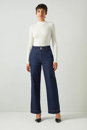 LK Bennett Ellie Merino Long-sleeved Top Cream