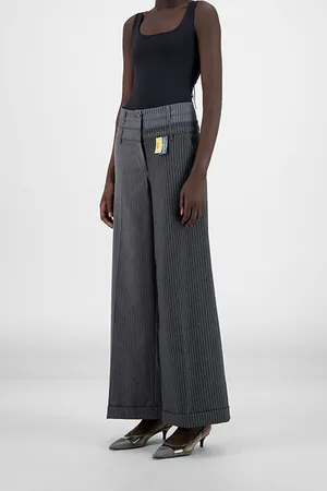 Daily paper Grey Pinstripe Heck Pants