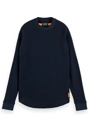 Scotch&Soda Waffle-jersey Longsleeve Raglan Tee Night