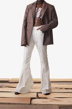 Daily paper White Kynthia Pants