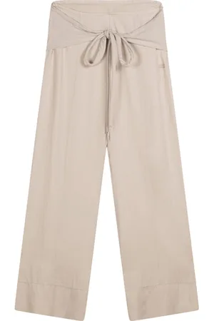 10 days Belted Wide Pants White Sand