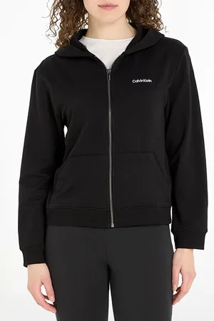 Calvin Klein Full Zip Hoodie Black