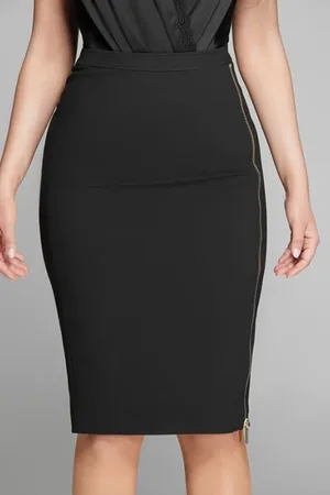 Guess GUESS Terry Skirt Jet Black A996