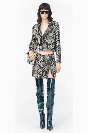 Pinko Grisu Jacket White/black