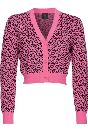 Pinko Delfino Cardigan Nude RosÉ & Classic Black