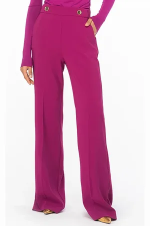 Pinko Sbozzare Trousers Bougainvillea Purple