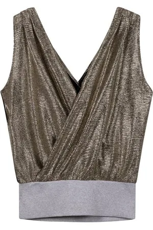 10 days Wrap Top Gold