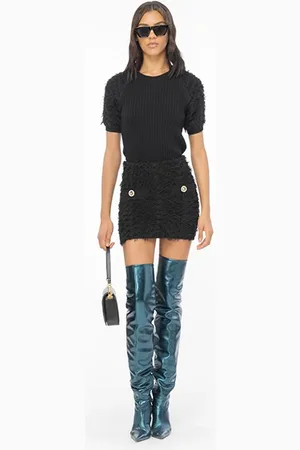 Pinko Salamandra Skirt Black