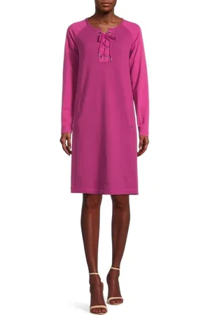 Sandwich Dress Jersey Medium Intense Berry