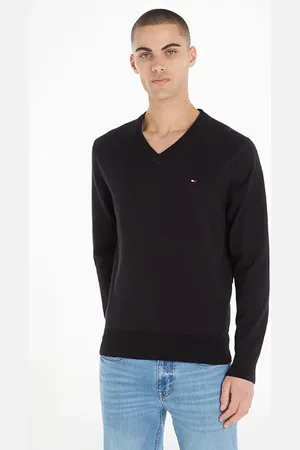 Tommy Hilfiger 1985 V Neck Sweater Black