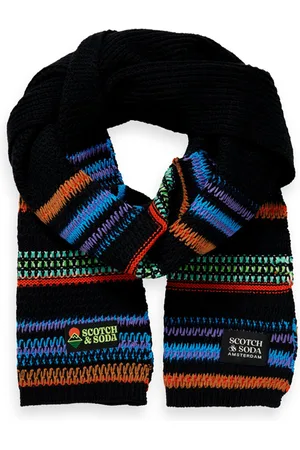 Scotch&Soda Colourful Scarf Black