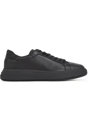 Calvin Klein Low Top Lace Up Woven Triple Black