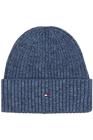 Tommy Hilfiger The Flag Twisted Yarn Beanie Military Denim