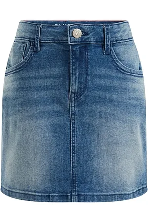 WE Fashion Meisjes Denimrok Blue