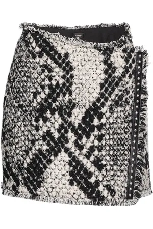 Pinko Goku Skirt White/black