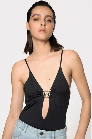 Pinko Arlesienne Swimsuit Black