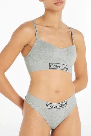 Calvin Klein Lght Lined Bralette Grey Heather