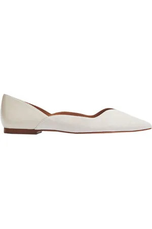 LK Bennett Iris Ballerina Shoes Ecru