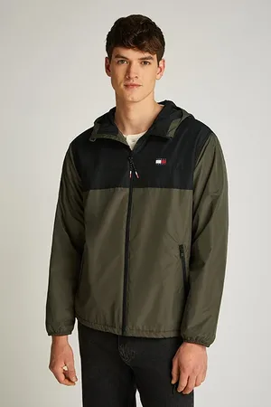 Tommy Hilfiger Tjm Fleece Lined Chicago Jacket Fatigue Green / Black