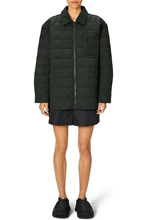 Rains Unisex Giron Liner Overshirt T1 Green