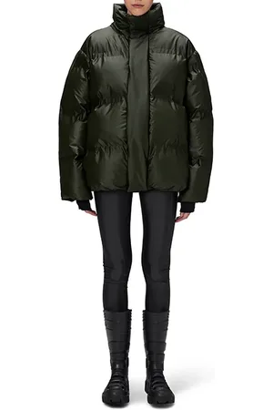 Rains Unisex Bator Puffer Jacket Green
